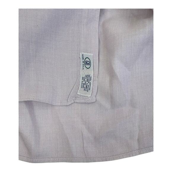 Gitman Bros Shirt Mens 16.5 34 Purple Dress Shirt Business Casual Preppy Wedding - Picture 15 of 16